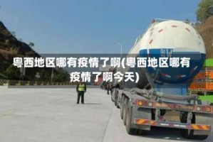 粤西地区哪有疫情了啊(粤西地区哪有疫情了啊今天)