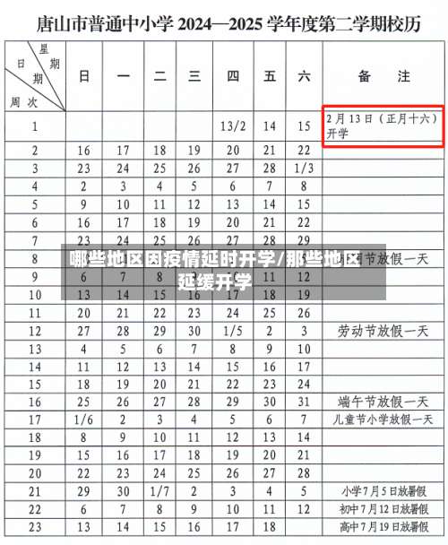 哪些地区因疫情延时开学/那些地区延缓开学-第1张图片